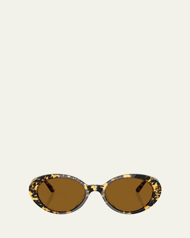 Acetate Oval Sunglasses